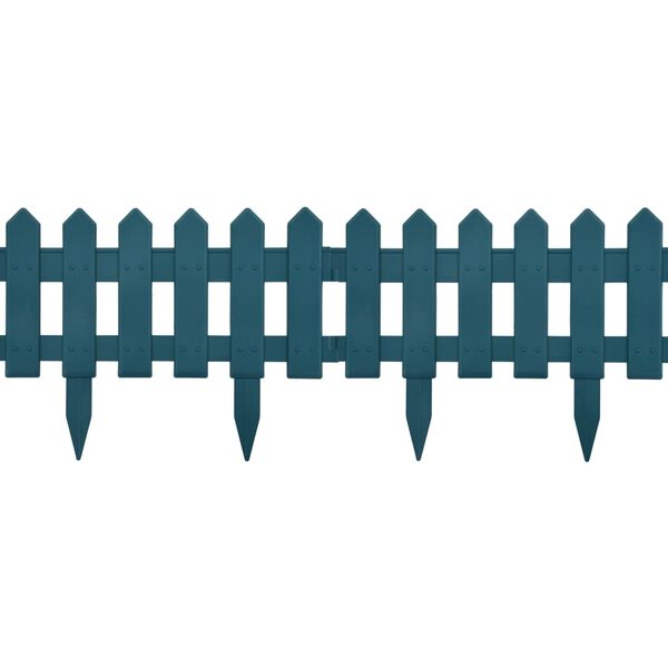 vidaXL bedhegn 17 stk. 10 m PP gr&oslash;n