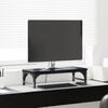 vidaXL Monitor Stativ Sort eg 55 x 23 x 14 cm Konstrueret træ