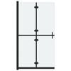 vidaXL foldbar brusev&aelig;g 80x190 cm matteret sikkerhedsglas