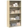 vidaXL bogreol 80x30x152 cm konstrueret tr&aelig; sonoma-eg