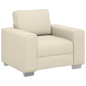 vidaXL Sofa Beige 100 x 80 x 82 cm Linned-blandet stof