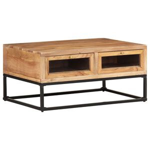 vidaXL sofabord 90x60x40 cm massivt akacietr&aelig;