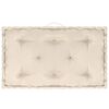 vidaXL hynder til pallesofa 7 stk. bomuld beige