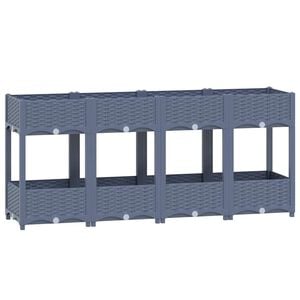 vidaXL h&oslash;jbed 160x40x71 cm polypropylen