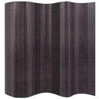 vidaXL rumdeler bambus 250x165 cm grå