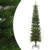 vidaXL kunstigt smalt juletr&aelig; med juletr&aelig;sfod 240 cm PE