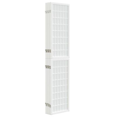 vidaXL 6-panels rumdeler 240x170 cm foldbar japansk stil hvid