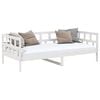 vidaXL daybed 90x190 cm massivt fyrretr&aelig; hvid