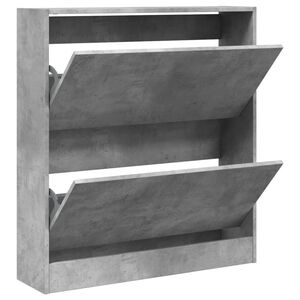 vidaXL skoreol 80x21x87,5 cm konstrueret tr&aelig; betongr&aring;
