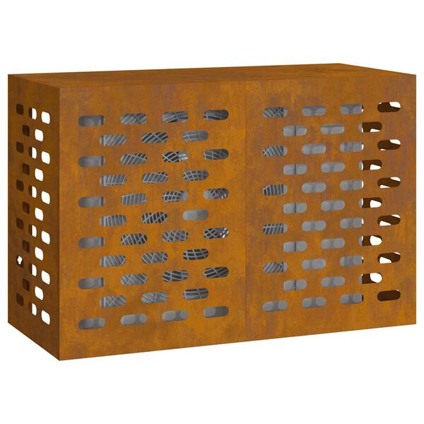 vidaXL Air Conditioner Cover Rusten 90 x 40 x 60 cm Cortenst&aring;l