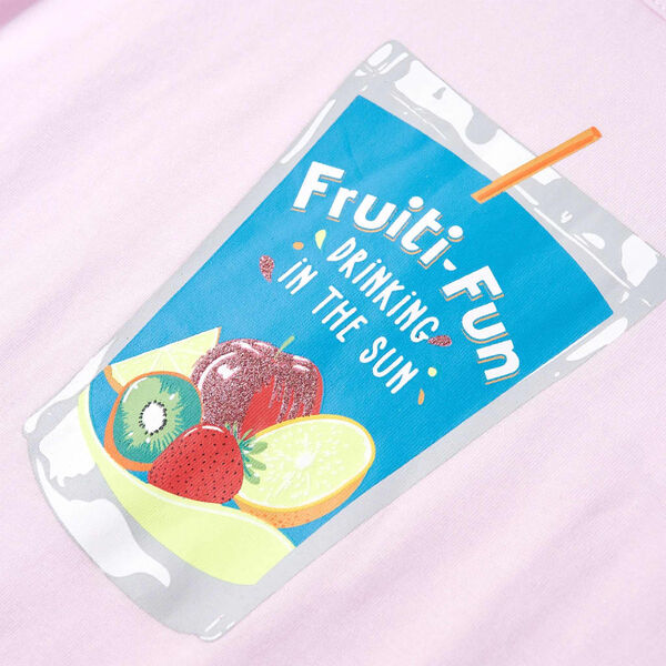 T-shirt til b&oslash;rn str. 116 lyser&oslash;d