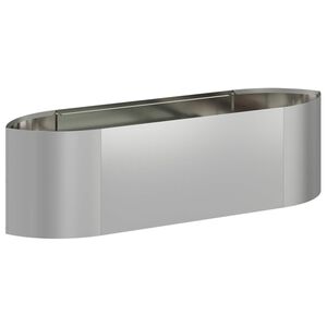vidaXL H&aelig;vet Havebed Galvaniseret st&aring;l 140 x 40 x 40 cm St&aring;l