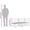 vidaXL 2-personers havesofa imprægneret fyrretræ