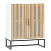 vidaXL sk&aelig;nk 60x30x75 cm konstrueret tr&aelig; hvid