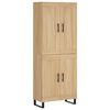 vidaXL h&oslash;jskab 69,5x34x180 cm konstrueret tr&aelig; sonoma-eg
