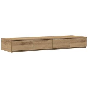 vidaXL Sengeskuffer Artisan Egetr&aelig; 120 x 36,5 x 16,5 cm