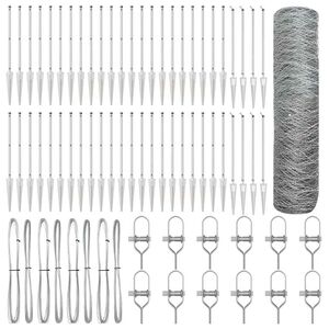 vidaXL Hegnsp&aelig;l S&oslash;lv 100 x 0,5 m (36 mm mesh) St&aring;l