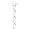 vidaXL arbejdsreb 10 mm 100 m polyester hvid