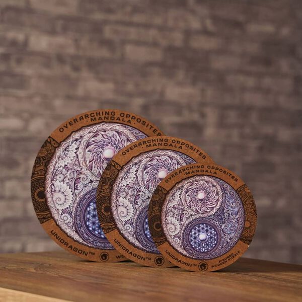 UNIDRAGON puslespil Overarching Opposites 350 brikker 33x33 cm tr&aelig;