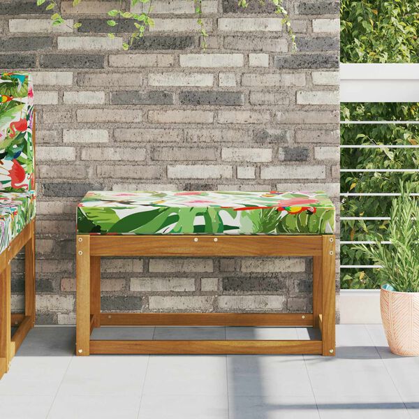 vidaXL Udend&oslash;rs S&aelig;depude farverig 80 x 40 x 8 cm 100% polyester