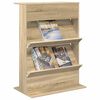 vidaXL Magasin Rack Sonoma eg 70 x 41 x 96 cm Konstrueret tr&aelig;