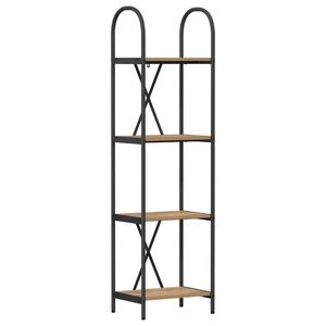 vidaXL Bogreol 4 niveauer 40 x 30 x 146 cm Konstrueret tr&aelig;