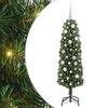 vidaXL Kunstigt juletr&aelig; med stativ Gr&oslash;n 150 cm PVC og St&aring;l og Plastik