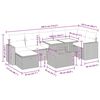 vidaXL sofas&aelig;t til haven 8 dele med hynder polyrattan beige