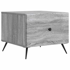 vidaXL Sofabord Gr&aring; sonoma-eg 49 x 50 x 40 cm Konstrueret tr&aelig;