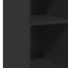 vidaXL skab 30x41x93 cm konstrueret tr&aelig; sort