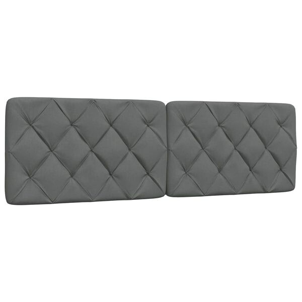 vidaXL gavlpude 160 cm stof m&oslash;rkegr&aring;