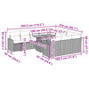 vidaXL lounges&aelig;t til haven 11 dele med hynder polyrattan gr&aring;