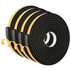 vidaXL Selvkl&aelig;bende skum tape 4 stk. Sort 20mm x 5m CR Skum