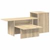 vidaXL Konsolbord Sonoma eg 91,5 x 35 x 38,5 cm Konstrueret tr&aelig;