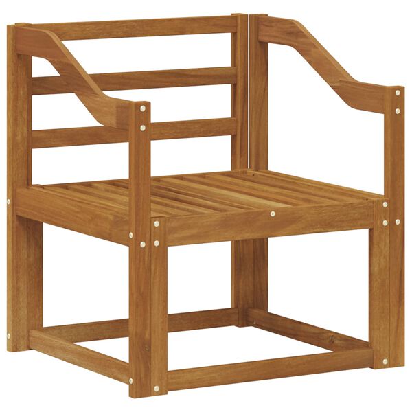 vidaXL Udend&oslash;rs sofa Massivt Akacietr&aelig; Naturfarvet