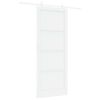 vidaXL Skyded&oslash;r 93 x 232 cm Konstrueret tr&aelig; Hvid