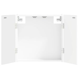 vidaXL Dartboard Skab ALKMAAR Hvid 52,5 x 10,5 x 53,5 cm