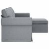 vidaXL Sofa Lysegr&aring; Samlede dimensioner: 195 x 138 x 80 cm (B x D x H)