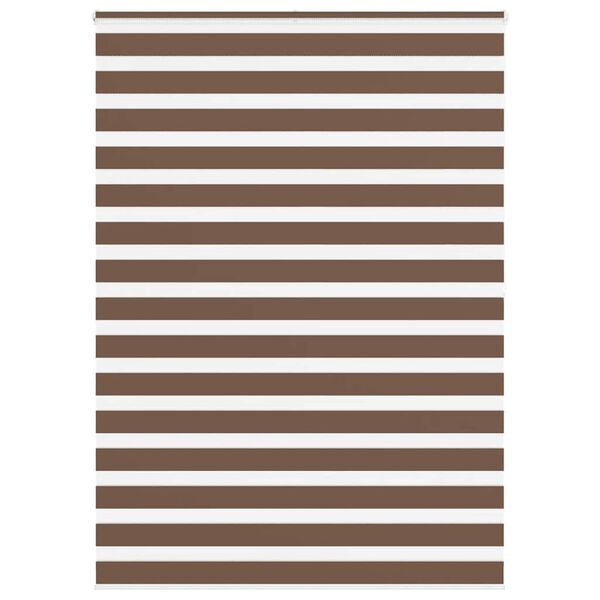 vidaXL zebragardin brun 160x200 cm stofbredde 155,9 cm polyester