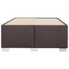 vidaXL sengeramme uden madras 120x190 cm stof mørkebrun