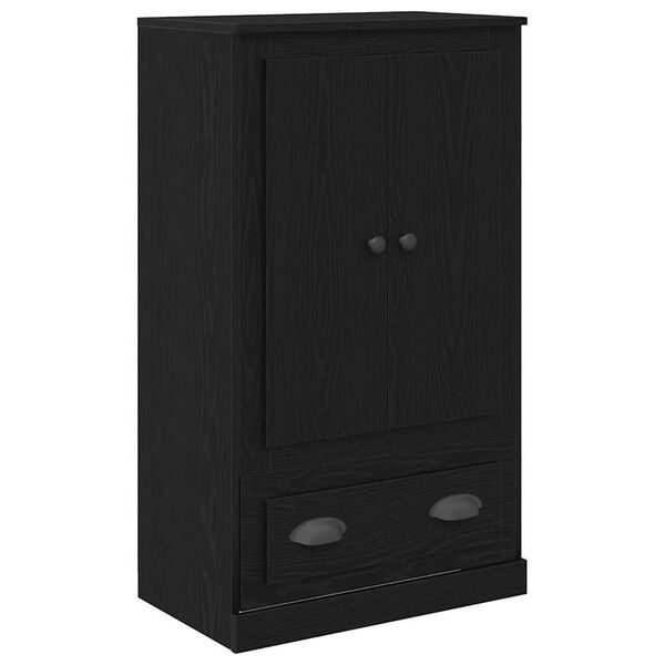 vidaXL Highboard Sort eg 60 x 35,5 x 103,5 cm Konstrueret tr&aelig;
