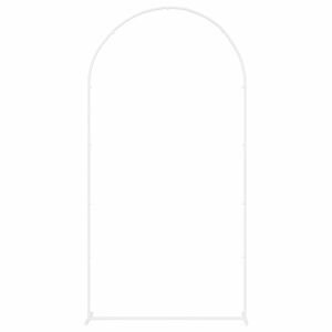vidaXL Bryllupsbue Hvid 100 x 39 x 200 cm St&aring;l