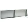 vidaXL St&oslash;ttemur 2 stk. 80 x 12 x 30 cm Galvaniseret st&aring;l S&oslash;lv