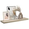 vidaXL v&aelig;ghylde 90x23,5x3,8 cm MDF egetr&aelig;sfarve