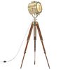 vidaXL gulvlampe med trefod 165 cm massivt mangotr&aelig;