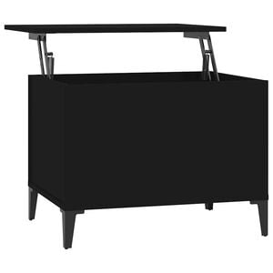 vidaXL sofabord 60x44,5x45 cm konstrueret tr&aelig; sort