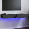 vidaXL tv-skab med LED-lys 120x35x15,5 cm gr&aring;