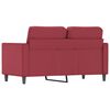 vidaXL 2-personers sofa 120 cm kunstl&aelig;der vinr&oslash;d