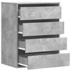 vidaXL kommode til hj&oslash;rne 60x41x76 cm konstrueret tr&aelig; betongr&aring;