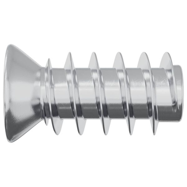 vidaXL Skrue 2 pcs S&oslash;lv M6 x 12 mm Jern